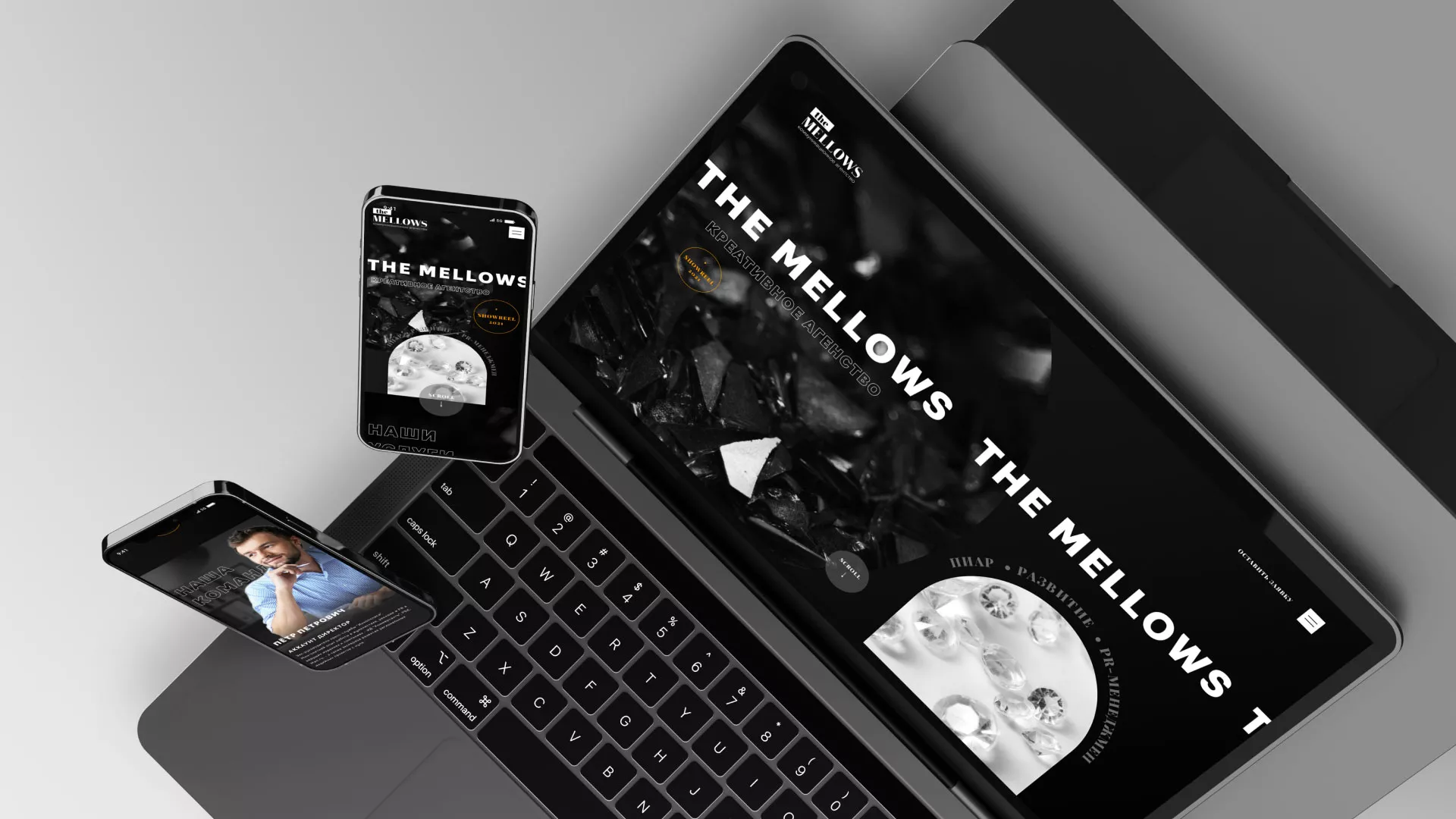 Разработка сайта креативного агентства «The Mellows» в Рузе